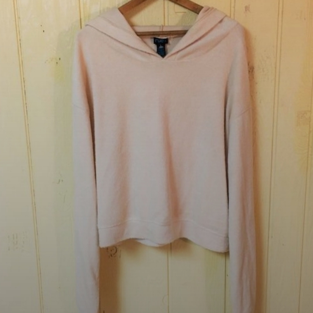 Womans Rue 21 Fuzzy Crop Hoodie